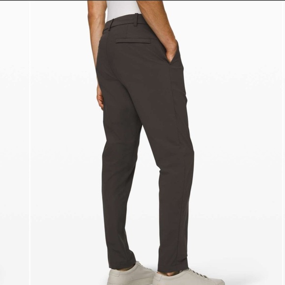 Lululemon Men's Commission Warpstreme Pant Size 33 in Stoney Gray - Picture 6 of 15